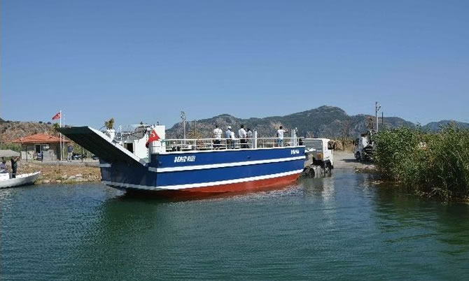 Dalyan Tekne Kooperatifi, Deniz Kızı isimli feribotu suya indirdi